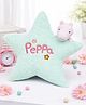 Mi Arcus Peppa Pig Star-Shaped Soft Plush Cushion with Character Head  Mint Green