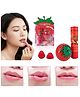 FAVON MocAllure Strawberry Moisturizing Lip Balms - 2Pcs Set - 3.5 g each