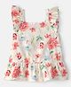 Carter's Cotton Woven Peplum Top Floral Beige 4-5 Years