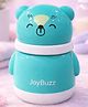 JoyBuzz Baby Powder Puff with Container | Soft & Gentle | BPA Free | Cute Bear Design | For Newborn & Infants - Green