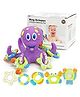 Happy Hues Floating Octopus Ring Toss Bath Toy for Toddlers  5 Colorful Rings, Battery-Free & Mold-Resistant Fun