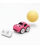 Happy Hues Mini Portable RC Smart Induction Sensor Follow-Me Car for  Kids-USB Rechargeable Stunt Toy with LED & Music for Boys & Girls-Pink