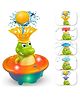 HAPPY HUES Musical Crocodile Floating Fountain Bath Toy with LED Lights & 5 Spray Modes