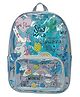 Happy Hues 14.5 Inch Transparent Unicorn Holographic Backpack,10L Iridescent Waterproof School Bag for Kids