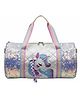 Happy Hues Unicorn Sparkle Duffel Bag for Girls, Shiny Sequin Kids Travel Bag with 3D Quilted Design, Perfect for Dance, Gym, Sleepovers & Travel- White