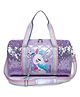 Happy Hues Unicorn Sparkle Duffel Bag for Girls, Shiny Sequin Kids Travel Bag with 3D Quilted Design, Perfect for Dance, Gym, Sleepovers & Travel- Purple