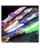 AKN TOYS Folding Blade Replica with Dragon Design  Metal Fantasy Sword Collectible, Decorative Display Piece for Desk - PACK OF 1 ( COLOR AND DESIGN  MAY VARY )