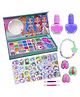 PLUSPOINT Kids Makeup Kit for Girl, Washable Makeup Set for Girls, Real Makeup for Kids, Girl Toys Princess Children Play Makeup Kit with Lights and Accessories Gifts for Girls - Multicolor