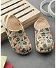 Liberty Lucy & Luke Kids Back Strap Closure Dino Printed Clogs - Beige