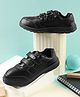 LIBERTY Force 10 Kids Velcro Closure Solid School Shoes - Black