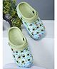 LIBERTY Lucy & Luke Kids Slip On Hearts Printed Clogs - Light Blue