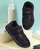 Liberty Force 10 Kids Velcro Closure Solid School Shoes - Black