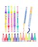 WISHKEY Double-Head Color Overlay Marker Pens, Non-Toxic Ink Marker, Quick Drying Colorful Highlighter Pens for Multipurpose, Stationery  (Pack of 6, Multicolor)