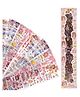 WISHKEY Adorable Cartoon Theme 20 Sticker Sheet Set, DIY Self adhesive floor stickers for Notebook, Diary for Kids, Multicolor (Pack of 20) 8 x 40 cms, Polyethylene Terephthalate