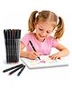 WISHKEY Stylish Fine Pointed Marker Pens, 0.4mm Fine Liner Color Set for Girls & Boys, Smooth Writing Non-Toxic & Acid-Free Multicolor Ink, Drawing Pen for School Office Supplies, (Set of 12)