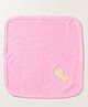Child World Terry Knit Hand & Face Towel with Fish Print L 30 x B 30 cm - Pink
