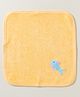 Child World Terry Knit Hand & Face Towel with Fish Print L 30 x B 30 cm - Golden