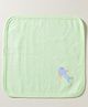 Child World Terry Knit Hand & Face Towel with Fish Print L 30 x B 30 cm - Green