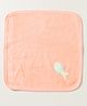 Child World Terry Knit Hand & Face Towel with Fish Print L 30 x B 30 cm - Peach
