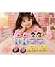 NEOBABY Set Of 6 Cartoon & Candy Applique Detailed Rubber Bands - Multi Colour