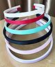 NEOBABY Set Of 6 Solid Hair Bands - Multi Colour