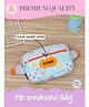 Rosada Football Champ Designed DIY Waist Bag Waist Bag With Alphabet Name Kit Sky Blue - 5 inch