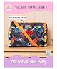 Rosada Soccer Designed DIY Duffle Bag With Alphabet Name Kit - Dark Blue