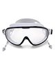 KIDLINGSS Big Frame Swimming Goggles With Attached Earplugs - Grey