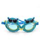 KIDLINGSS Round Shape Bear Design Swimming Goggles - Teal Blue