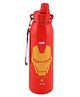 Jaypee PowerSip 650ml Insulated Inner Stainless Steel Spout & Sipper Mouth Water Bottle With Handy Strap, Iron Man Print, Red