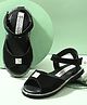 Stefens Stones Embellished Velcro Closure Sandals - Black