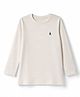 Pine Kids Cotton T-Shirts with Full Sleeves in White for 4-5 Years