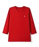 Pine Kids Cotton T-Shirts with Full Sleeves in Red for 8-9 Years
