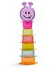 Intellibaby Stack N' Splash Caterpillar Cups Colourful Stacking & Nesting Cups for Babies Fun Water & Playtime Activity Toy Develops Motor Skills & Hand-Eye Coordination Encourages Sensory Exploration