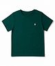 Pine Kids Cotton T-Shirts with Half Sleeves in Green for 7-8 Years