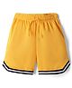 Pine Active Knit Above Knee Length Solid Basketball Shorts with Breathable Fabric - Yellow