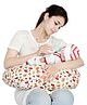 Lulamom Allergen Protected Nursing Pillow & Cover Leaf Print - Multicolour