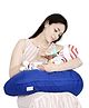 Lulamom Portable Curved Soft Feeding Pillow - Royal Blue