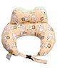 Bubzii Cotton Feeding Pillow With Belt  and extra pocket . Nursing pillow with strap and pocket . Breast Feeding Pillow for women