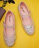 boyz n galz Velcro Closure Sequinned Ballerina - Pink