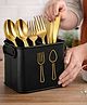 YUNHI Metal Cutlery Holder for Kitchen Counter | Multipurpose Spoon Stand & Utensil Organizer | Powder Coated Rust Free Storage Box for Spoons, Forks, Knives | Modern Kitchen Accessories
