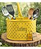 YUNHI Metal Cutlery Holder for Kitchen Counter | Multipurpose Spoon Stand & Utensil Organizer | Powder Coated Rust Free Storage Box for Spoons, Forks, Knives | Modern Kitchen Accessories