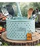 YUNHI Metal Cutlery Holder for Kitchen Counter | Multipurpose Spoon Stand & Utensil Organizer | Powder Coated Rust Free Storage Box for Spoons, Forks, Knives | Modern Kitchen Accessories