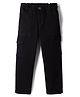 Pine Kids Denim Woven Full Length Jeans With Cargo Pockets - Black