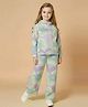 Cherry Crumble By Nitt Hyman Knit Full Sleeves Floral Printed Sweatshirt & Trousers Set - Multi Colour