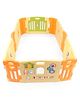 Kids Play-yard Playpen with Easy Tool Free Assembly - Yellow Green Orange|Smart Folding & Portable| Baby Activity Play Gate Fence|Safety Lock System| Indoor Outdoor Play Area| Light Weight
