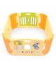 Play-yard Playpen with Easy Tool Free Assembly - Yellow Green Orange| Smart Folding & Portable| Baby Activity Play Gate Fence|Safety Lock System| Indoor Outdoor Play Area|Light Weight