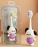R for Rabbit Tiny Smiles Zoobie Kids Toothbrush 2+ Years, Ultra Soft PBT Bristles, Self Standing Animal Design