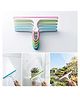 ULIFESTYLE Non-Slip Hand-Held Wiper for Cleaning Window Glass Tiles Kitchen Table Platform Car Auto Windshield- Multicolor, Pack of 2 - Color May Vary