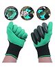 ULIFESTYLE Garden Claw Gloves for Digging & Planting Durable & Heavy-Duty Washable Gardening Gloves with ABS Plastic Fingertips - 1 pair (Color May Vary)